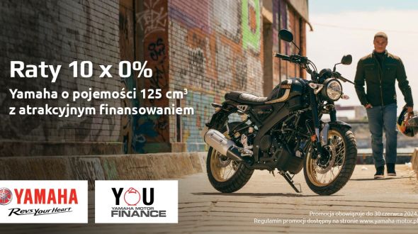 Yamaha ułatwia start z motocyklową przygodą.